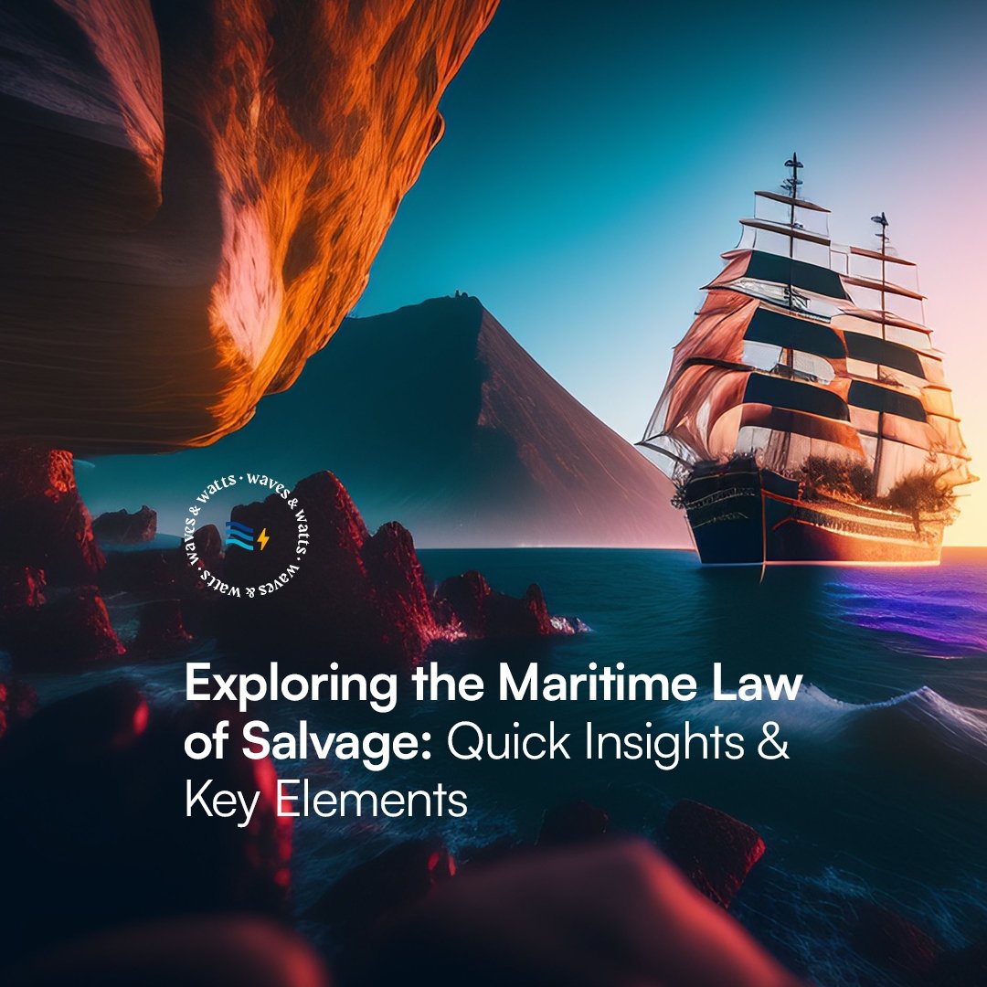 WavesandWatts's tweet photo. Today, we share some tidbits on Maritime Law of Salvage and the basic elements required for the claim of a reward from a salvage operation. We hope you find this helpful and will be motivated to deep-dive into the subject.
#salvage 
#MaritimeLaw https://t.co/IMZL65e8Xu
