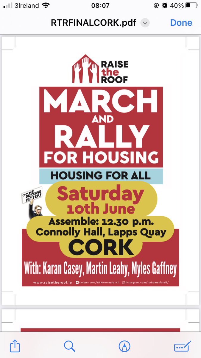 It’s very important that you join us to demand change #raisetheroof
