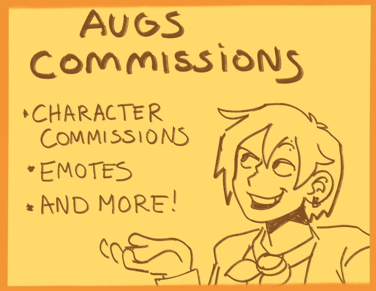 augbust's tweet photo. ❕#commissionsopen #artcommissions #emoteartist #thumbnailartist https://t.co/ONxqmXRCWu