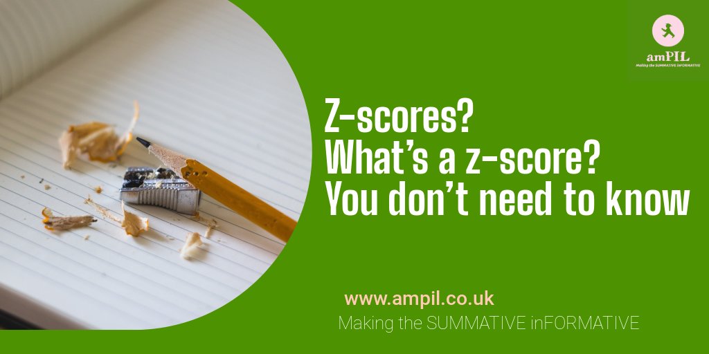 We standardise your assessment scores using z-scores to help you set grades. #educationresources #innovationineducation #educhat ampil.co.uk