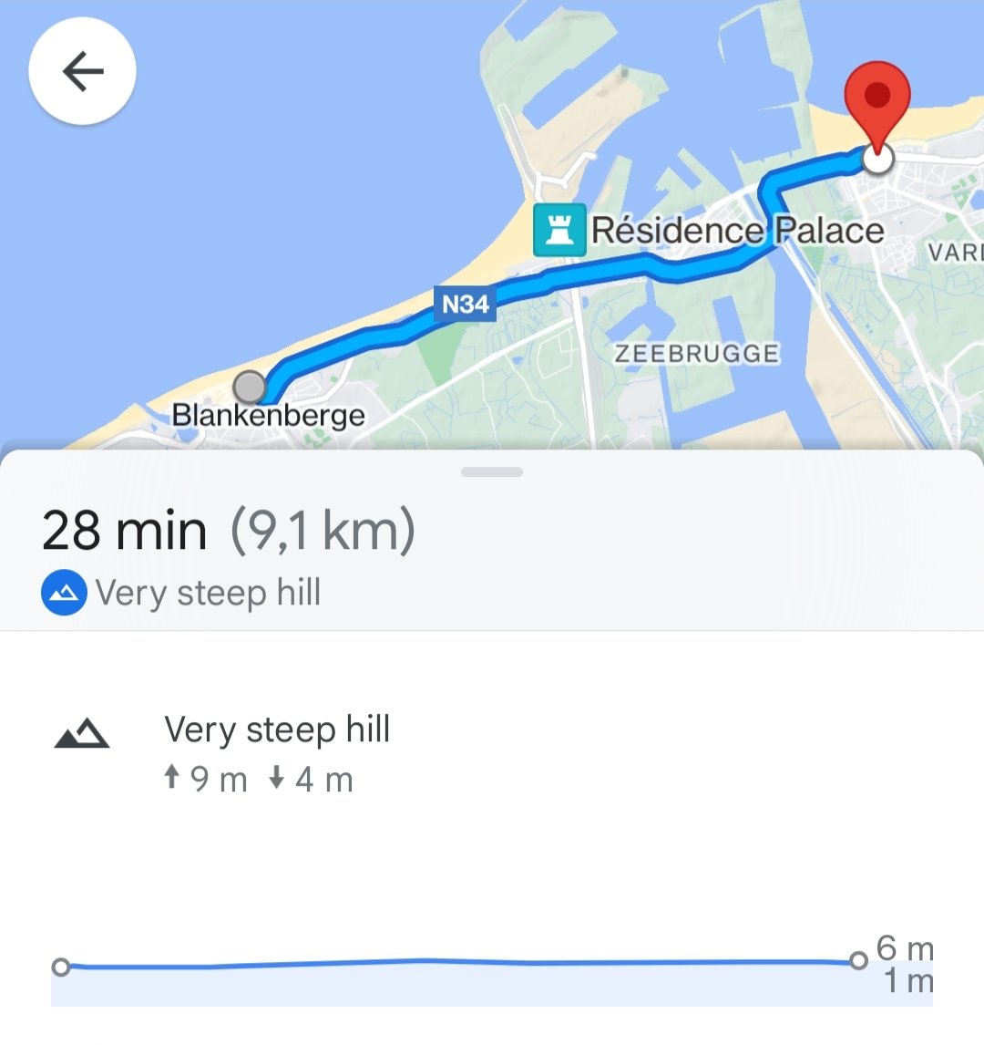 "very steep hill" 🥵