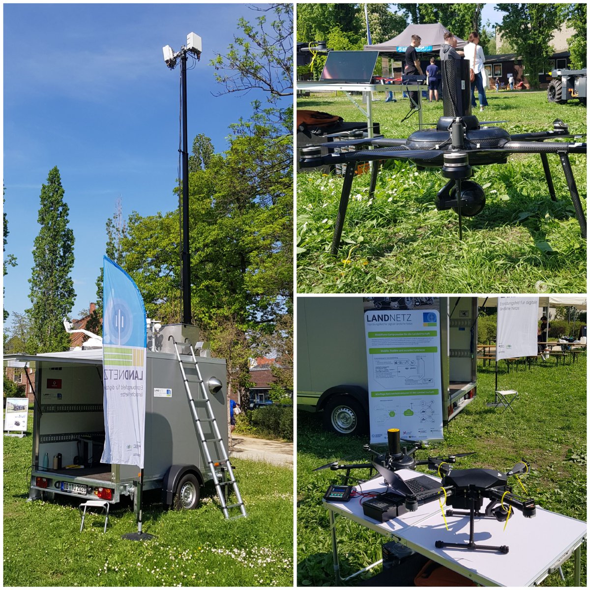 landnetz's tweet photo. Unser @landnetz Campusnetz ist heute beim @tudresden Uni-Tag! Wir sind hinter dem HSZ - einfach vorbeikommen! @VodafoneChair @bmel @lfulg #fraunhoferivi https://t.co/oiuBtD0flj
