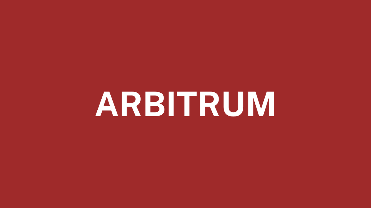 If you plan to accumulate tokens on Arbitrum in this dip, then read this thread 👇