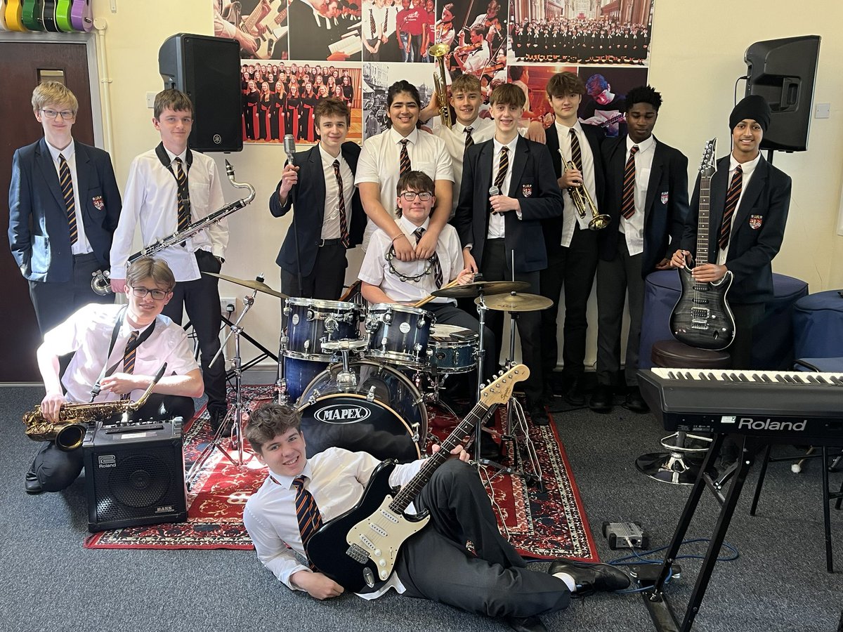 Wishing all the A Level Music and Music Tech students and GCSE Music students the very best of luck in your upcoming exams! 
What a pleasure it has been teaching you all. You’re such a talented bunch! 🎵 🎶