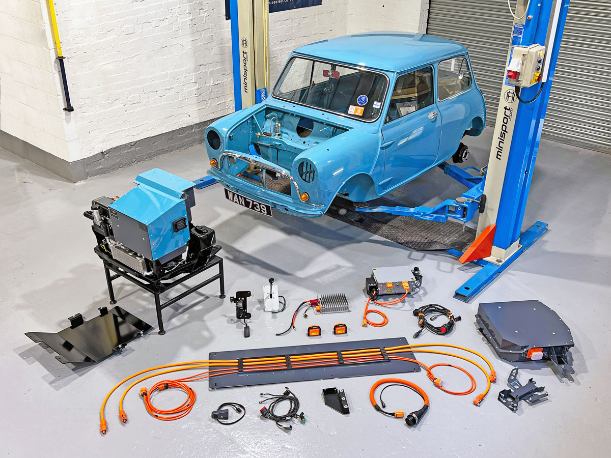 RechargedH's tweet photo. Breaking news, Mini lovers! 

Our team has started work on a one-of-a-kind MK1 Mini Recharged all the way from Australia. 

Get ready to witness the perfect fusion of classic style and modern sustainability. 

Follow us for real-time updates on the exciting build progress! https://t.co/asCofvlz6t