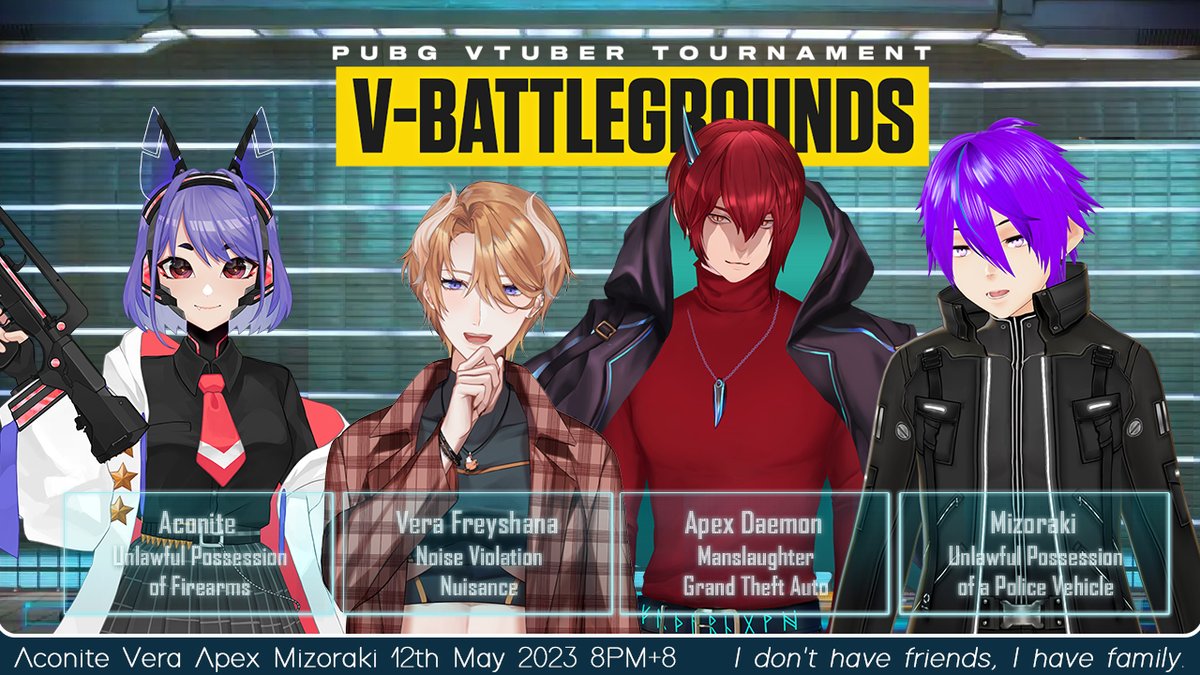 ApexDaemon's tweet photo. Tonight we fight it out in #VBattlegrounds hosted by @AnimekNembak 
Can we Grand Theft Auto to victory? https://t.co/evD1sqd4GT