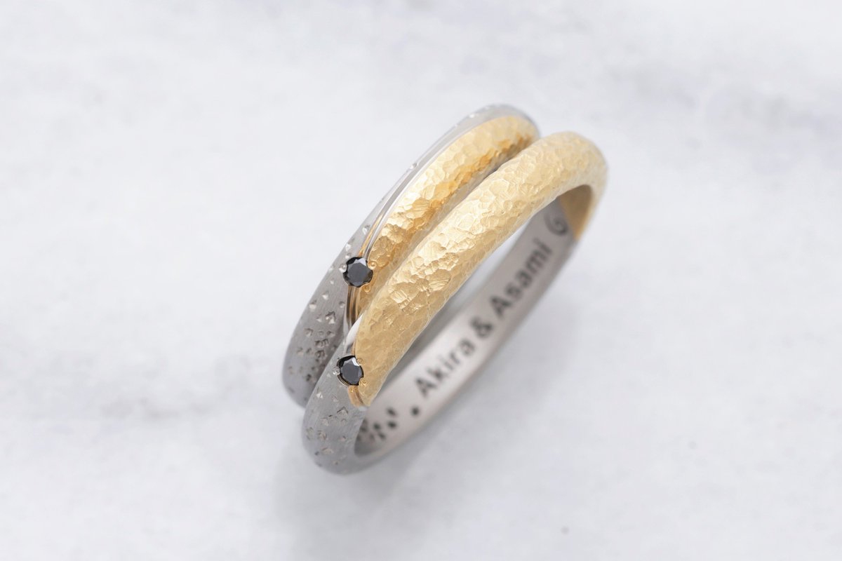 SORA_staff_'s tweet photo. ✨📢5月表参道本店限定フェアの " two as one ring " に伴い、シェアデザインの指輪をご紹介📢😊 

ふたりだけのデザインになってとても素敵です👀🌈
宮越 #そらびより https://t.co/2GaYdoTT3f