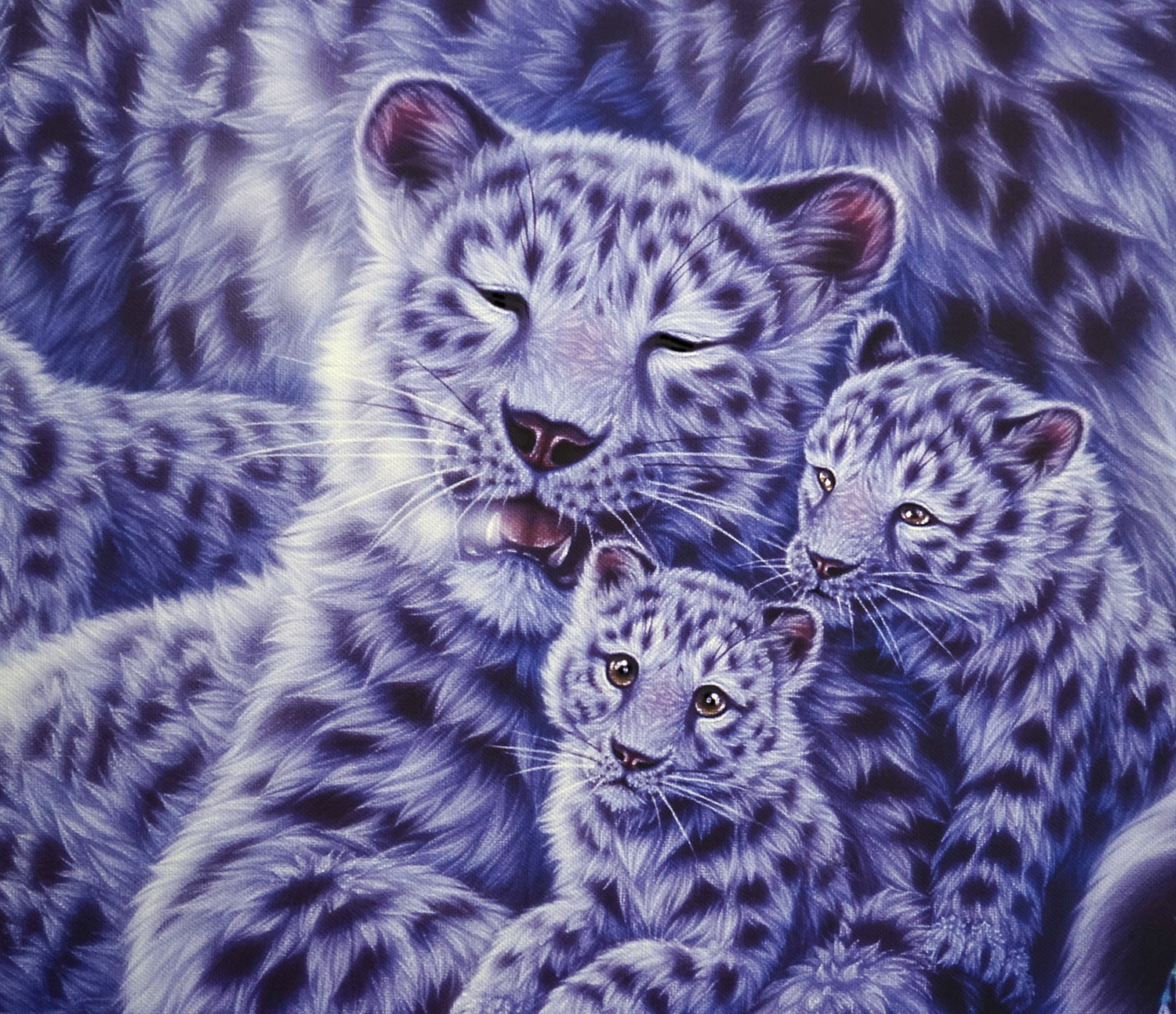 原画】『猫の町の住民』ファンタジー ゴシック 中世 絵画