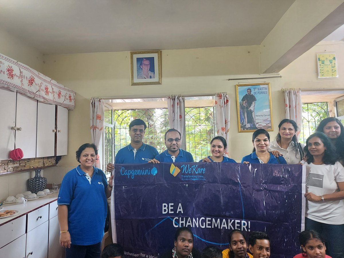 CapgeminiIndia's tweet photo. We recently organized a Nutrition Diet Distribution Drive, in collaboration with We4O2 Foundation, for the impoverished children of single working mothers at Ashadeep Association. #WeKare team put together over 2 months' worth of grocery supplies for 400 kids
#GetTheFutureYouWant https://t.co/HEdhaJ7zMn