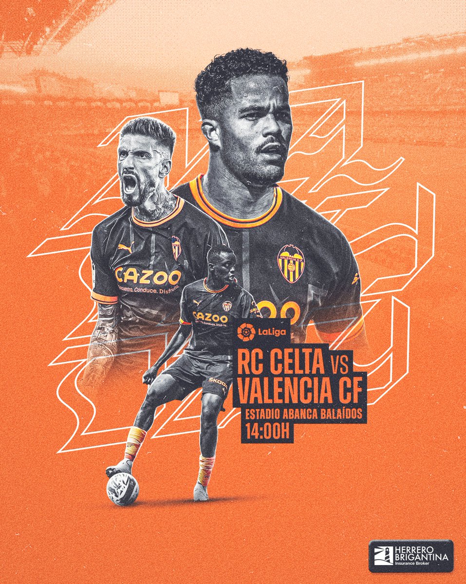 valenciacf's tweet photo. ⚽️ DÍA DE PARTIDO ⚽
🆚 @RCCelta
🏟️ Estadio Abanca Balaídos
⌚️ 14:00 horas
📻 92.6 FM (Valencia)
🔊 Opción audio @laligatvbar
#CeltaValencia 🔵🦇
#CORVCF | #ADNVCF https://t.co/Sj62EAPCnY