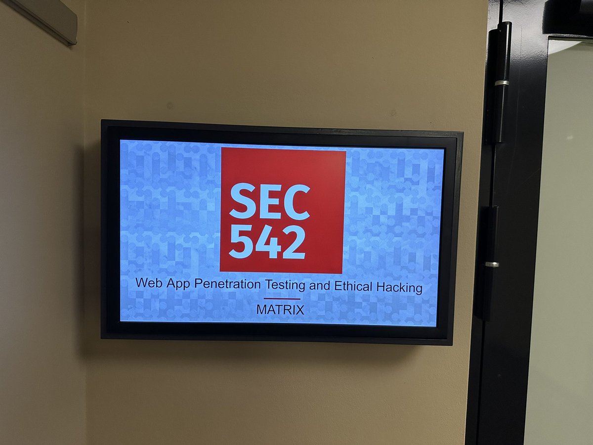 bojanz's tweet photo. CTF day at #SEC542 #SANS Frankfurt. And this is the best class room I ever had!
@SANSInstitute @SANSOffensive https://t.co/u64AiEnCXE