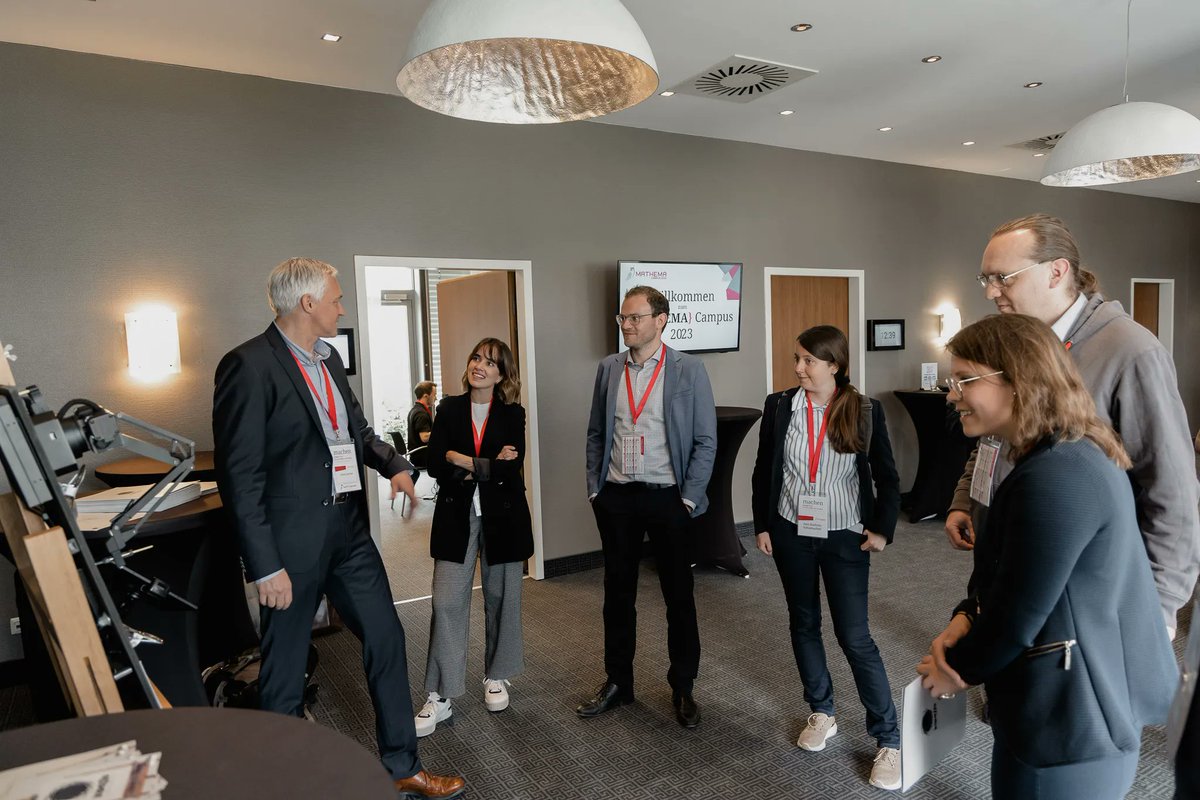 MATHEMA_GmbH's tweet photo. Wir möchten uns bei allen Mitwirkenden und Teilnehmer*innen bedanken, die unermüdlich daran gearbeitet haben, dass alles reibungslos ablief und unserer diesjähriger MATHEMA Campus zu einem vollen Erfolg wurde. ☺️🫶🏻 
#teamwork #success #networking #softskills #team #mathema https://t.co/VmFU7Rbmpx