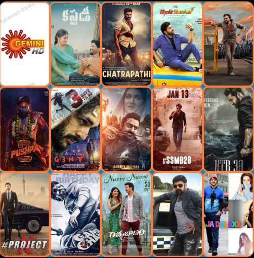 sakshimudg43953's tweet photo. Exclusive #TeluguMovie Satellite Rights With #GeminiTV Confirm By ✅ 1 #Custody2 #Chatrapathi Hindi 3 #BholaShankar4 #UstaadBhagatSingh5 #Pushpa26 #Agent7 #Adipurush 📷8 #SSMB289 #NTR30 Movie 10 #ProjectK11 #GameChanger12 #RamaBanam13 #NBK10814 #RajaDeluxe15 #Spirit https://t.co/RY0mW4kNOV