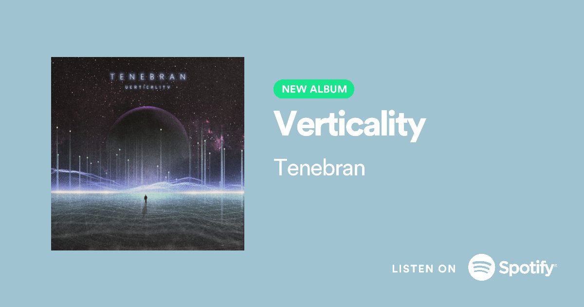 New album available everywhere - 
Hope you'll like 🙏

open.spotify.com/album/6IG8v7d9…

#synthwave #outrun #chillwave #chillsynth #electro #frenchtouch #spotify #electronicmusic #spacewave #spacesynth #synths #80s #neons #synthfam #retrowave #tenebran #verticality