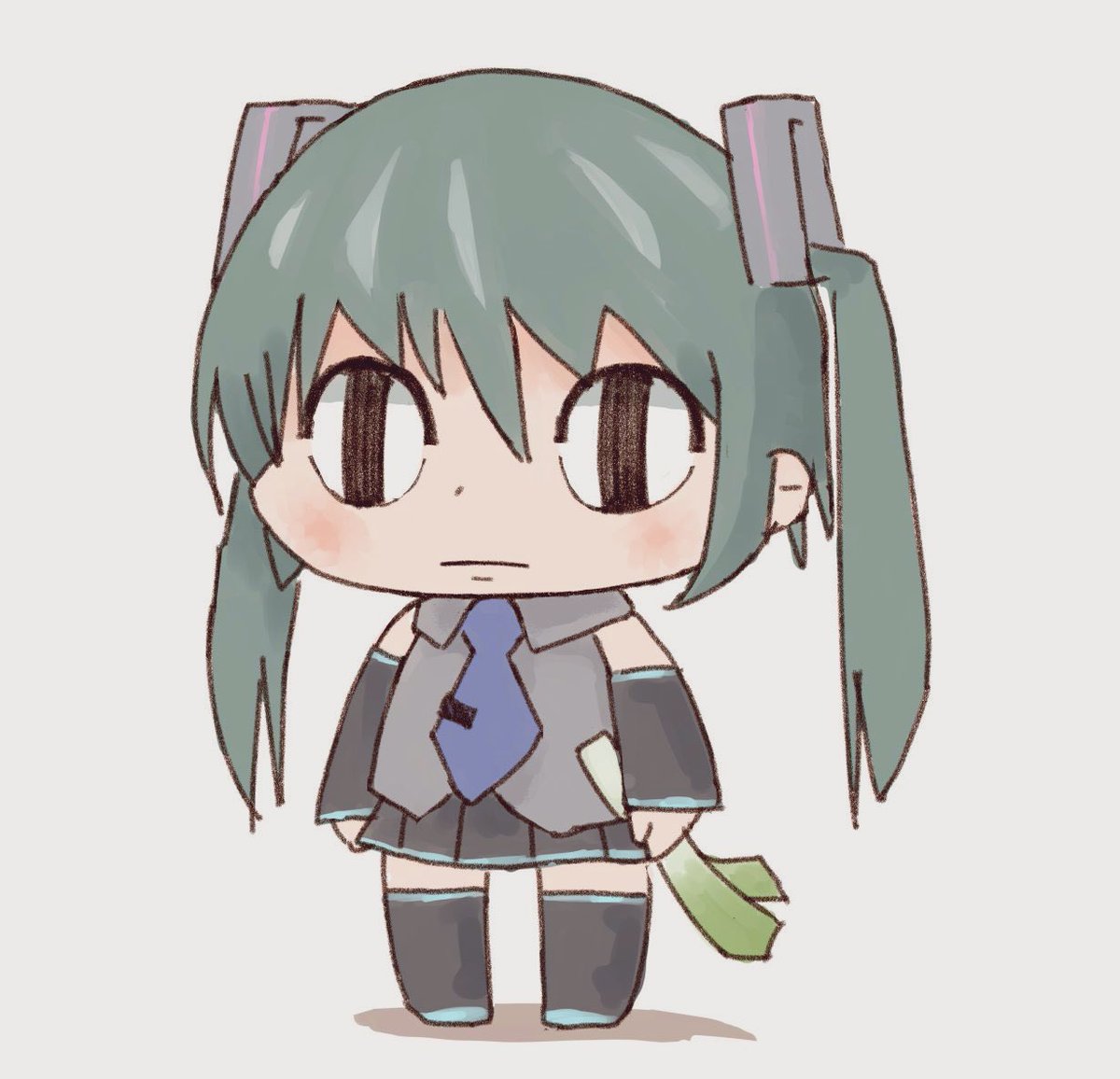 初音ミク「#初音ミク 私がこのハッシュタグを使うことは滅多にない。あの方は宅八郎系の演技を」|しるくれのイラスト