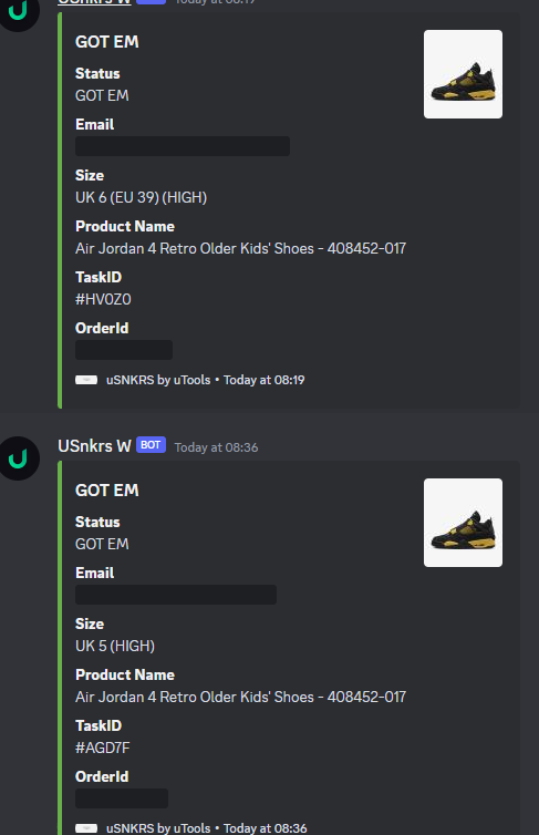 iamothmann's tweet photo. Should of hit more...

Bot: @usnkrs @usnkrs_success
Proxies: @RetailByRampage
Server: @ToxicServerss
Auto Verifier: @No3DS
Accounts: @kebab_accounts https://t.co/LjKk95rbzp