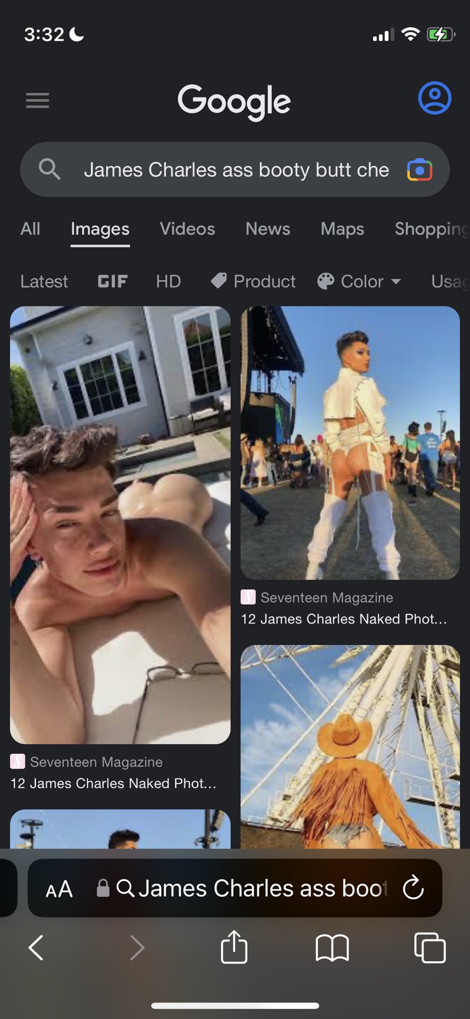 🎸 loimf on Twitter: "@grlbossgatekeep @ratatatvandal James Charles ass