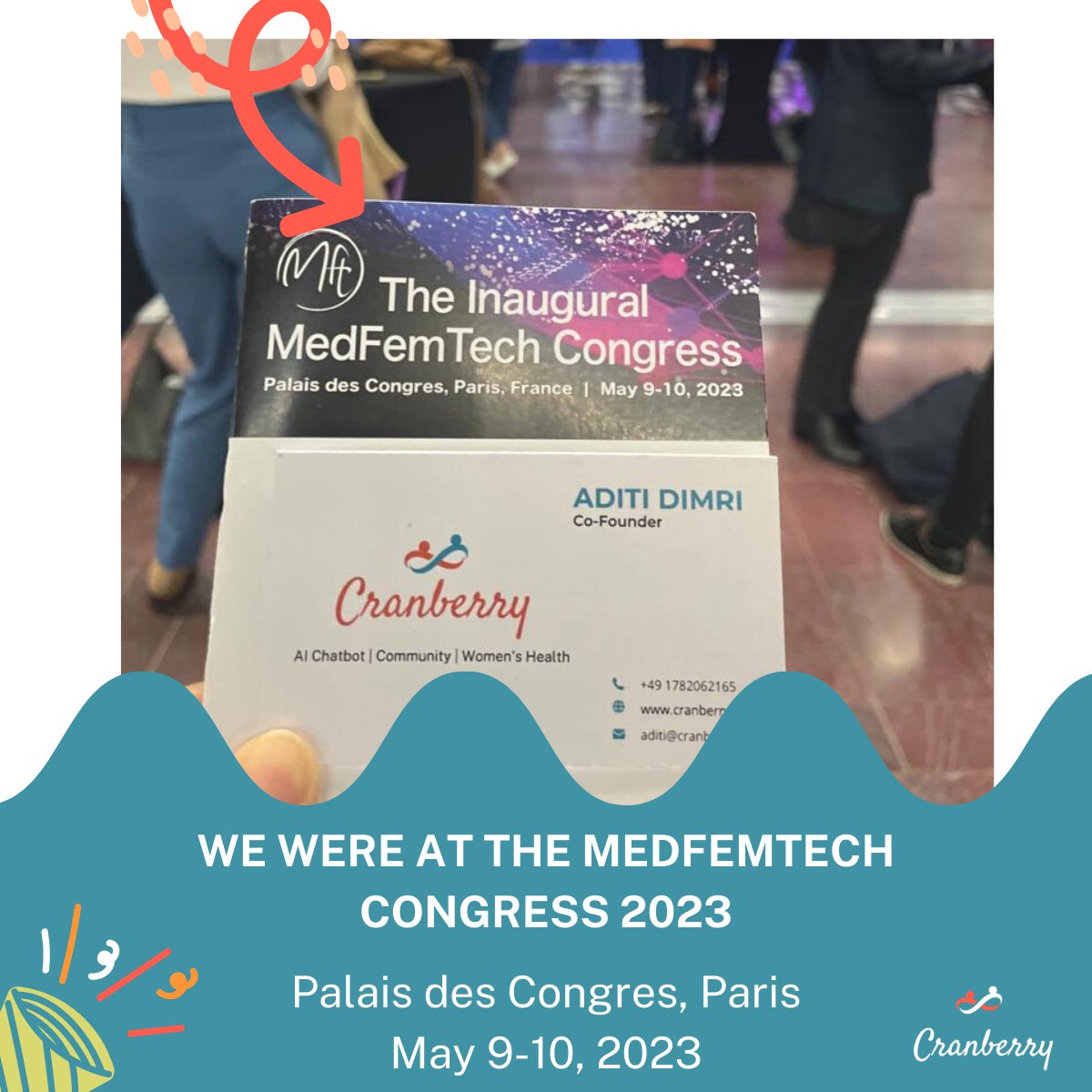 So many learnings and such great energy to build for women's health. #medfemtech #cranberry #femtech