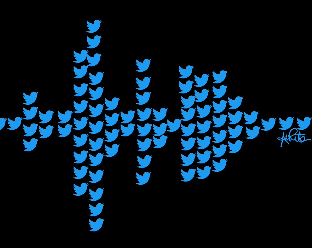 artbyamrita's tweet photo. Tweet me. Send me a #Twitter #voicenote #bidnow 

“Twitter” SoundBYTE - On Wed 10th May @elonmusk announces Twitter will let you make voice, video calls soon "Coming soon will be voice and video chat from your handle to anyone on this platform, so you can talk to people anywhere in the world without giving them your phone number" #ElonMusk. He adds "The acid test is that I could not see your DMs even if there was a gun to my head." Not even he can "see" sound.

https://t.co/w1USGq88Vn
