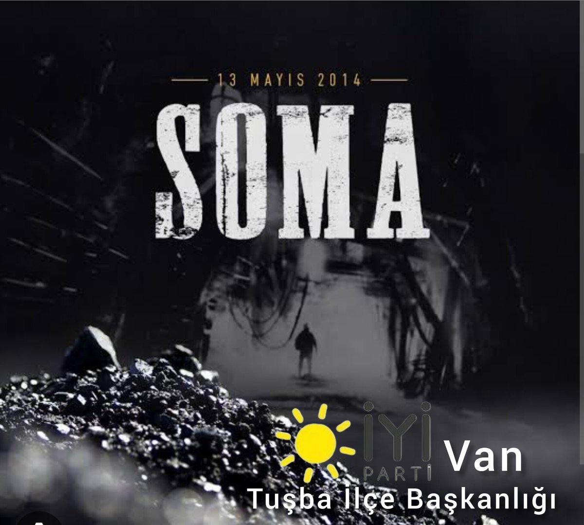 #Soma faciasında hayatını kaybeden madencilerimizi rahmetle anıyoruz

Tuşba ilçe başkanlığı
<a href="/iyi_parti_van/">İYİ Parti Van İl Başkanlığı</a> <a href="/selimozgokce/">selim özgökçe</a> <a href="/abdullahakbas99/">abdullah akbaş</a> <a href="/zgrgn65/">özgür gün</a> <a href="/SenginFatih/">Mehmet Fatih ŞENGİN</a> <a href="/uid7268/">UİD</a>