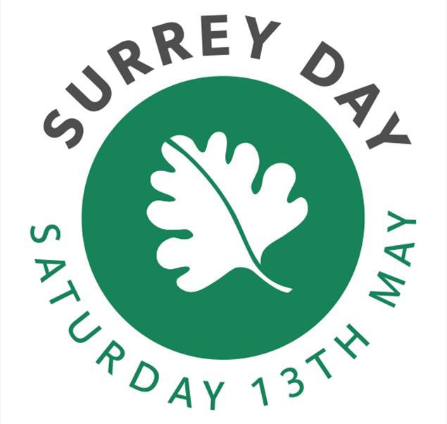 Flying the flag for Surrey at St Mary’s Vicarage in Send. Faith, hope, love and peace to all in our County. #surreyday