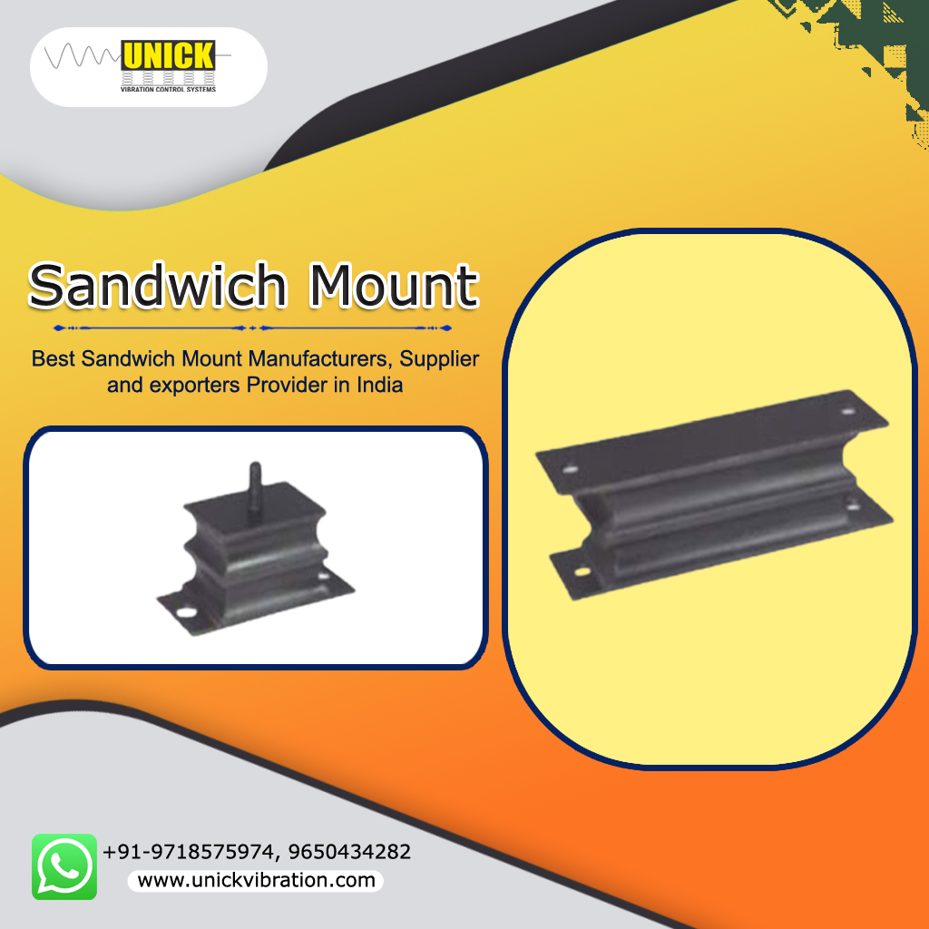 UnickVibration's tweet image. One of the best leading most manufacturer &amp;amp; suppliers and exporters s of Sandwich Mount in India

Call @9718575974, 9650434282 | unickvibration.com/product/sandwi…
#studmounts #installationsheets #springpads #wedgemounts #antivibrationpads #vibrationpads #pads #installations #airspringpads