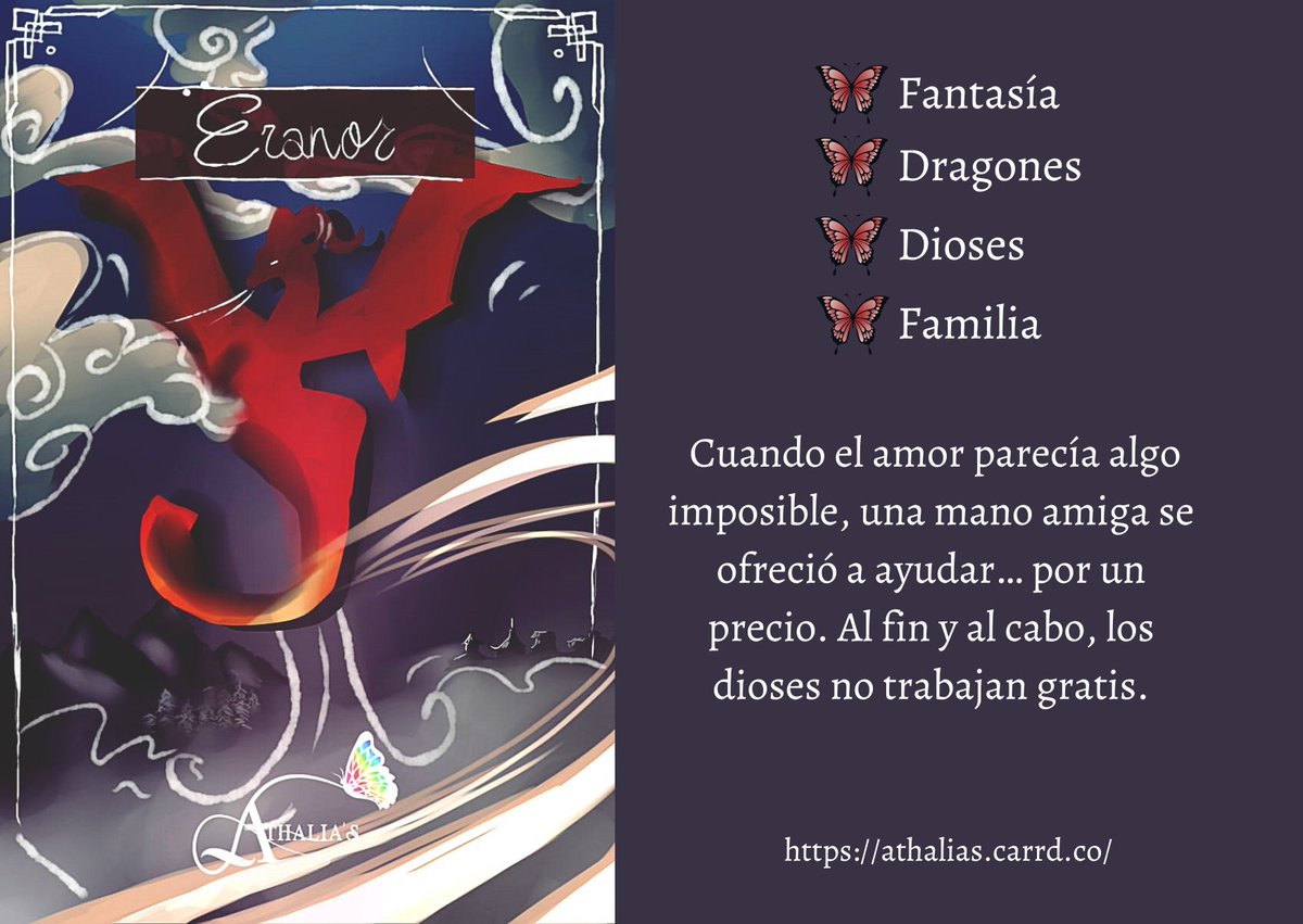 🐲 Ëranor
📖 Novela Corta de ✨ Fantasía
Cuando el amor parecía algo imposible, una mano amiga se ofreció a ayudar… por un precio. Al fin y al cabo, los dioses no trabajan gratis.
amazon.es/%C3%8Branor-At…