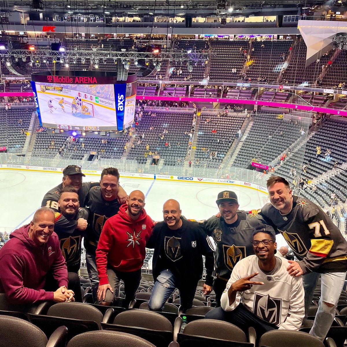 HeidenRatner's tweet photo. Great time with some of our @sendvegas Strategic Team Pastors and team members tonight as the Knights won game 5! 👏 ⚔️ Electric atmosphere and great company to see our squad go to work! #VGK #goKnightsgo #letsgetit #playoffs #wearesendnetwork #SendVegas #SendLV @vegasgoldenknights