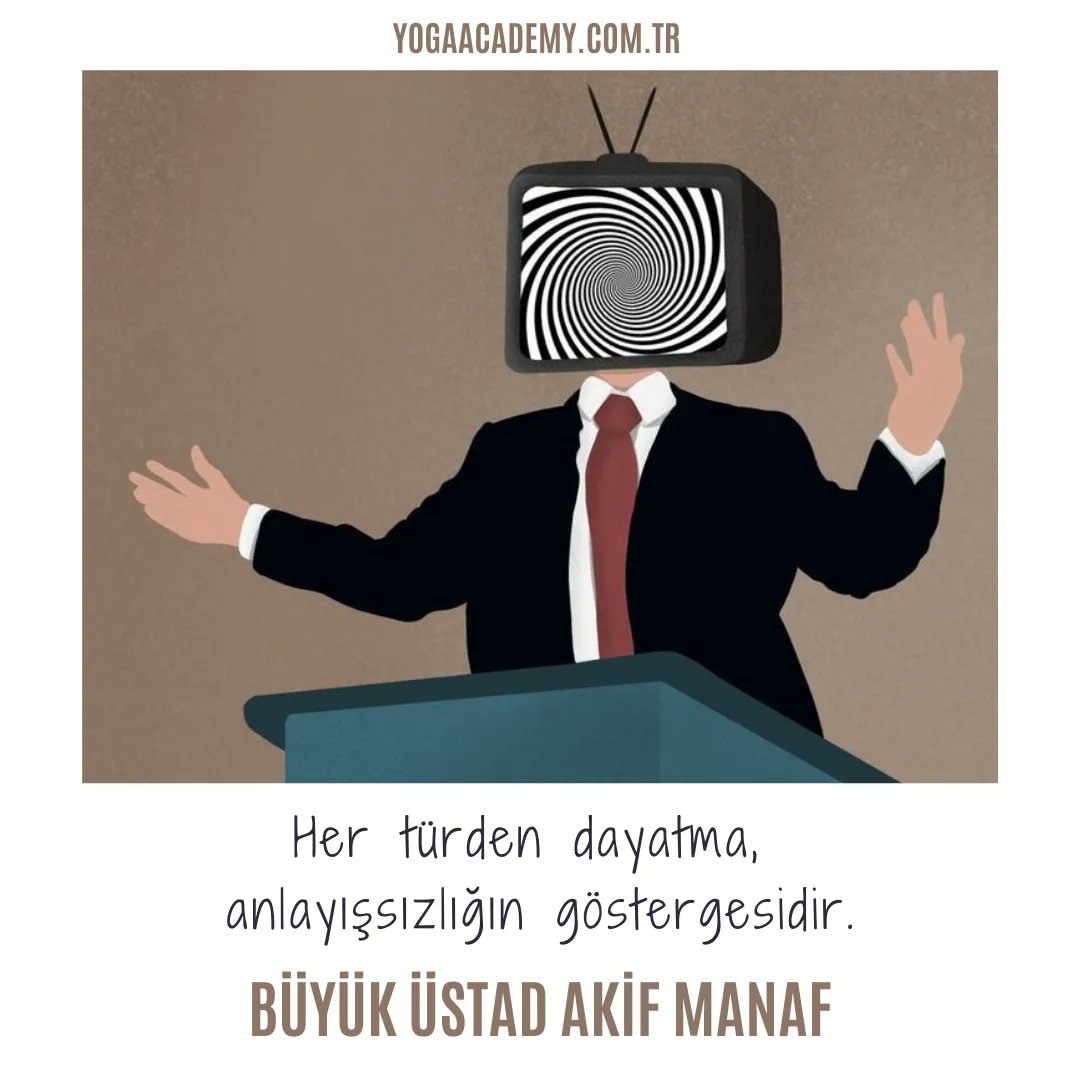 All forms of imposition are signs of a lack of understanding.

AKİF MANAF 
#gününsözü