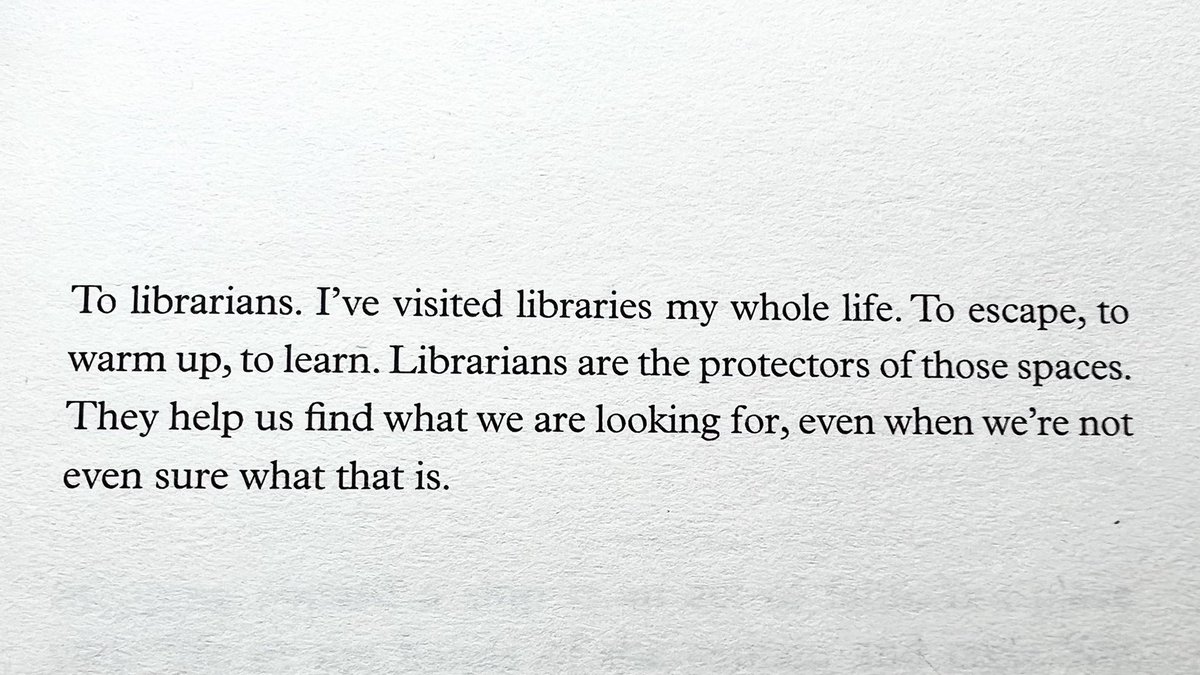 willrdean's tweet image. The Last Passenger is dedicated to libraries and librarians.