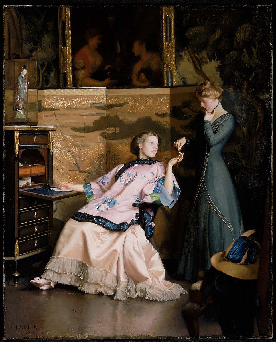 "The New Necklace"
(1910)
By ~ William McGregor Paxton