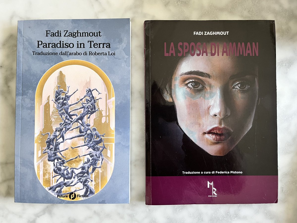 FadiZaghmout's tweet photo. My two books that came out in Italian: - La Sposa Di Amman 
- Paradiso in Terra

#arablit #arabliterature #arabliteratureintranslation #italy https://t.co/Ju4WpKdiUY