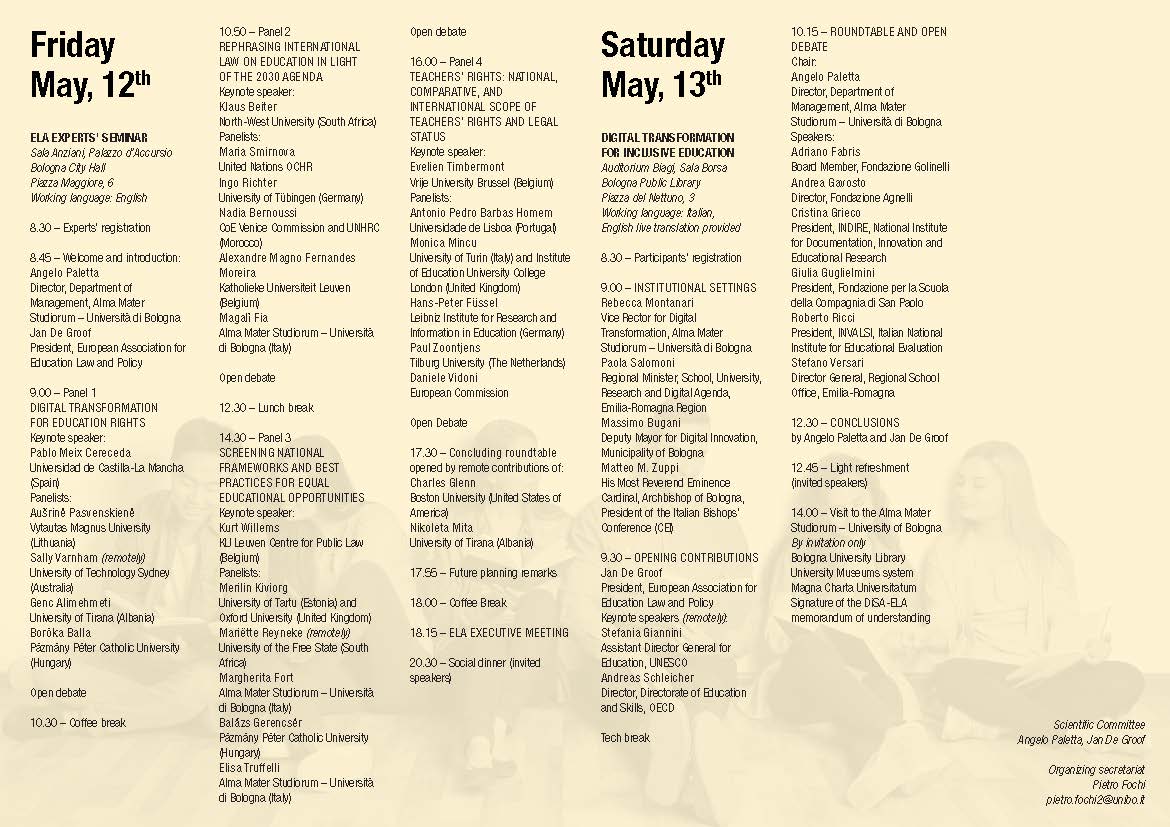 Il Presidente
<a href="/R_Ricci_INVALSI/">Roberto Ricci</a>
interviene  alla Conferenza "Digital transformation for inclusive education: governance, leadership, and accountability" organizzata dal Dipartimento di Scienze Aziendali di
<a href="/Unibo/">Università di Bologna</a>
Qui tutte le informazioni:scienzeaziendali.unibo.it/it/eventi/educ…