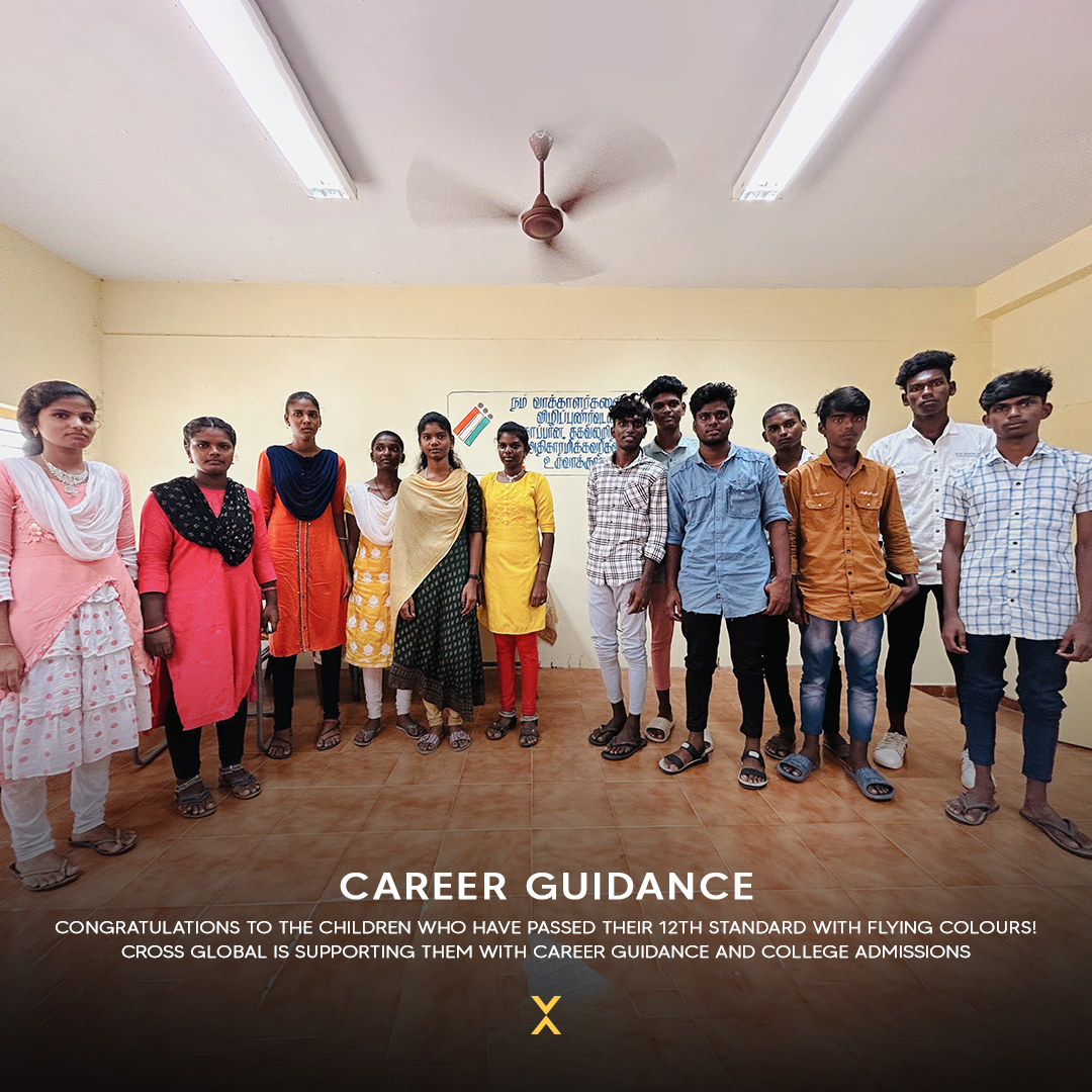 CrossglobalInd's tweet photo. 🧭 Career Guidance

🎉 Congratulations to the children who have passed their 12th standard with flying colours! #CrossGlobal is supporting them with career guidance and college admissions.

#LeaveNoOneBehind https://t.co/fqqPOpyT5E