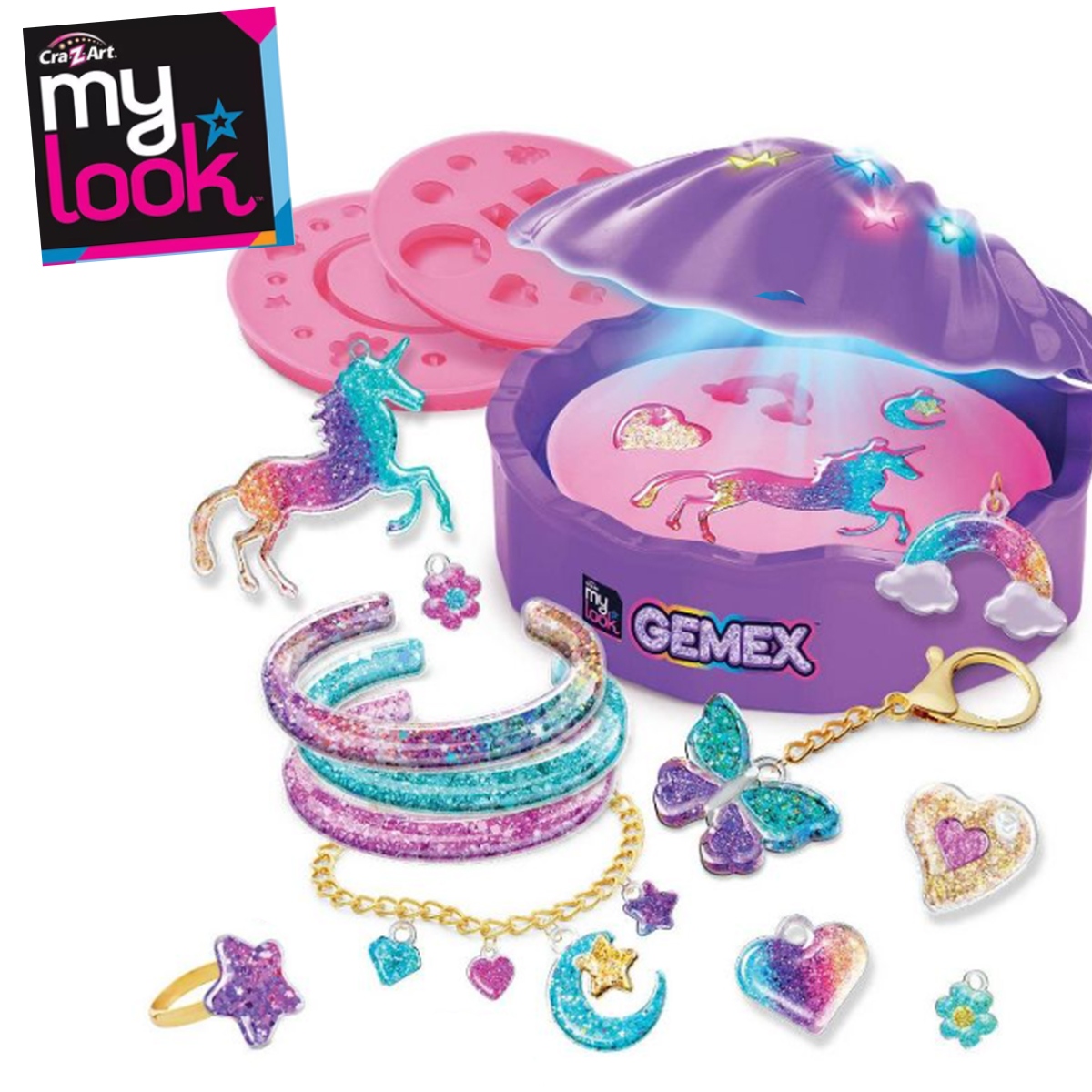 crazart's tweet photo. Magically change glittery gel into sparkling bracelets, necklaces and rings with our My Look Gemex Dazzling Gel Creations Studio. Exclusively available at Target https://t.co/ZtjTnTyaT7.

#Sparkle #Gemex #Target #Glitter #Jewelry #Bracelets #Necklaces #Rings #DIY #Fun https://t.co/uVRhcnLXU1