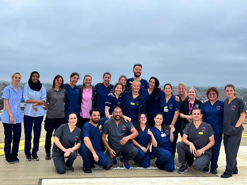 Yesterday was #InternationalNursesDay We are thankful for each and everyone of them @StGeorgesTrust. Shouting it loud and proud from the helipad! 🚁🧑‍⚕️ #NHS #OutstandingCareEverytime #NHSheros