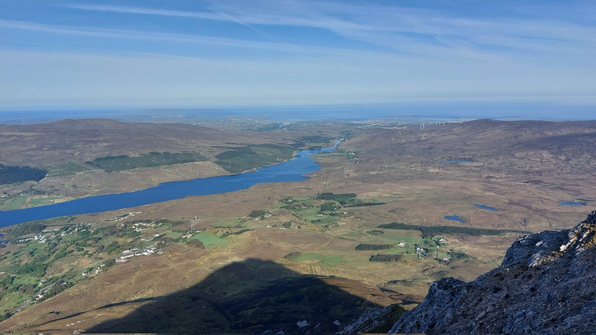 DonegalMaps's tweet photo. Best of luck to @Atlantic85 @LoughSwillyRNLI &amp; RNLI Arranmore on their fundraising climb of #Errigal today. The path ahead is clear and the views are spectacular. Stay hydrated!! Ádh mór. https://t.co/hAT1O5djce
