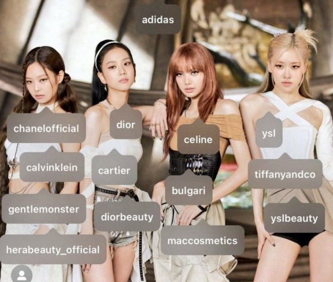 IdolStats's tweet photo. thinking about how it went from saying "your faves are all models" as a drag to everyone wanting their faves to endorse luxury brands https://t.co/lQNkC84G7S