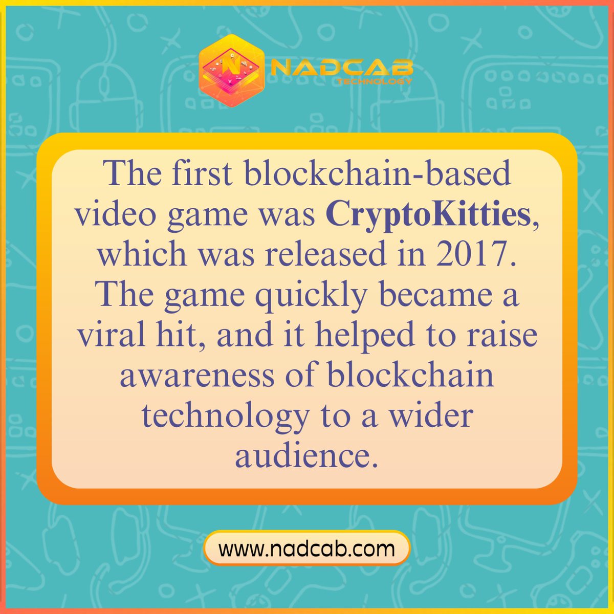 nadcablabs's tweet photo. "Revolutionizing Gaming: Meet CryptoKitties, the First Blockchain-Based Video Game of 2017."
For more info visit our website:- https://t.co/SBNUGMCvvg
#nadcab #softwaredevelopment #nadcablab #token #blockchain #exchange #nfts #defi #smartcontracts #hiredeveloper #software #dapps https://t.co/YXjxXxef6g