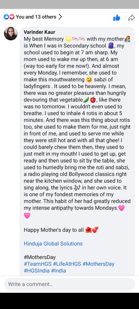 simmisaini5's tweet image. Here is the screenshot of my full entry
@LifeAtHGS 
❤️🩷💙💚💜🩷❤️💜🧡💚💙

#MothersDay #TeamHGS #LifeAtHGS
Join
@stellar_suri 
@blessed_kulwant 
@decent_waryam