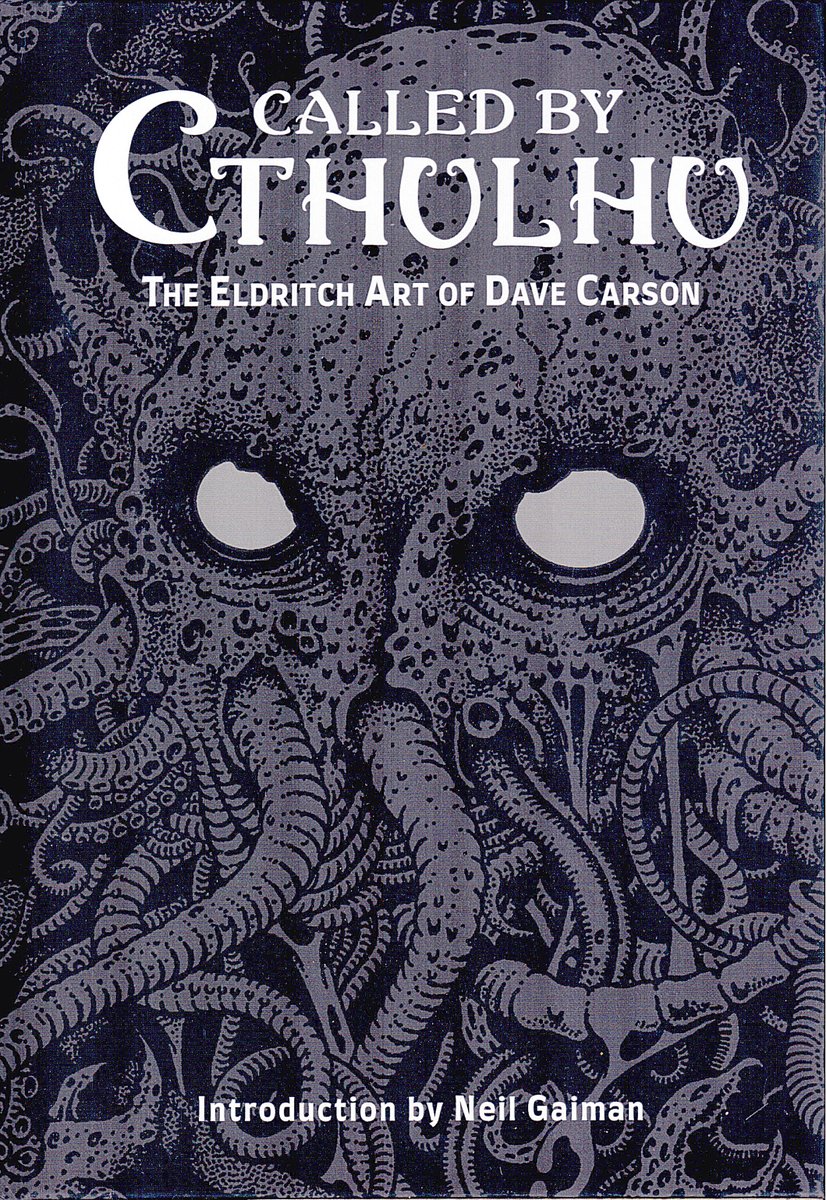 mavmaramis's tweet photo. Called by Cthulhu: The Eldritch Art of Dave Carson, Shoggoth Press, 2021. Revised and Expanded Edition. #DaveCarson #ShoggothPress #Lovecraft #art #portfolio #horror @thatsgoodweb @afrocosmist @retroscifiart @doberes https://t.co/Mwvd15KOnJ