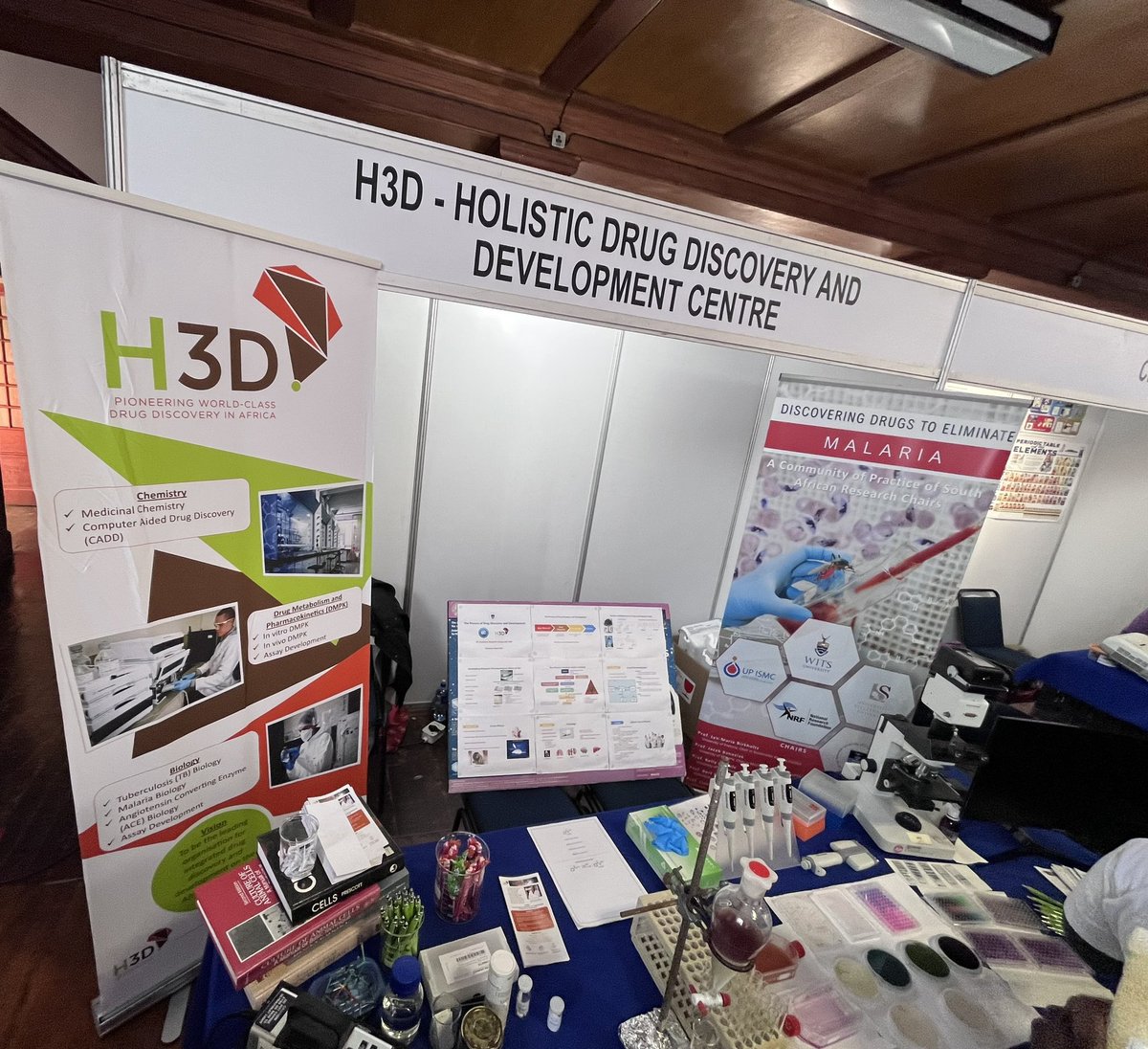 Interested in learning what we do? Do visit us @H3D_UCT @Kelly_Chibale #UCT_Open_day