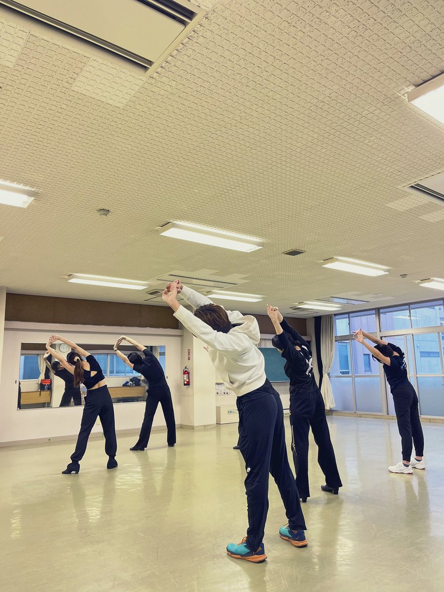 公開練習会始まりました！
本日は体験・見学の方も交えて💃
#春から鹿児島 
#春から鹿大