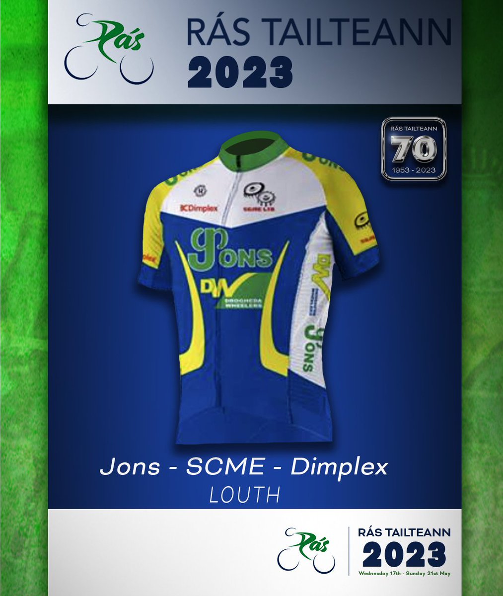 rastailteann's tweet photo. Cáirde Rás Tailteann are delighted to welcome Jons - SCME - Dimplex to this year’s Rás Tailteann.

#Rás2023 #RásTailteann https://t.co/u8Ro3Z67kJ