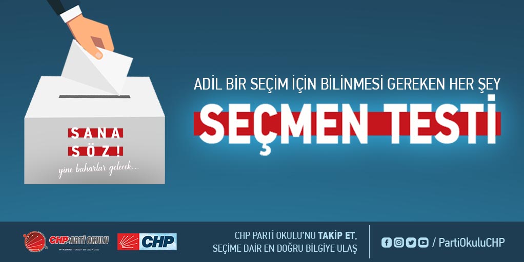 🫶YARIN SEÇİM GÜNÜ🫶
Sandık görevlilerimizle eğitimlerimizi yaptık, en önemli konularda bilgilendirici videolarımızı paylaştık. 
Haydi şimdi, bilgilerimizi son bir defa test etme zamanı. 
11 Soruda, Yarına Ne Kadar Hazırsınız?⤵️
➡️ bit.ly/SecmenTesti