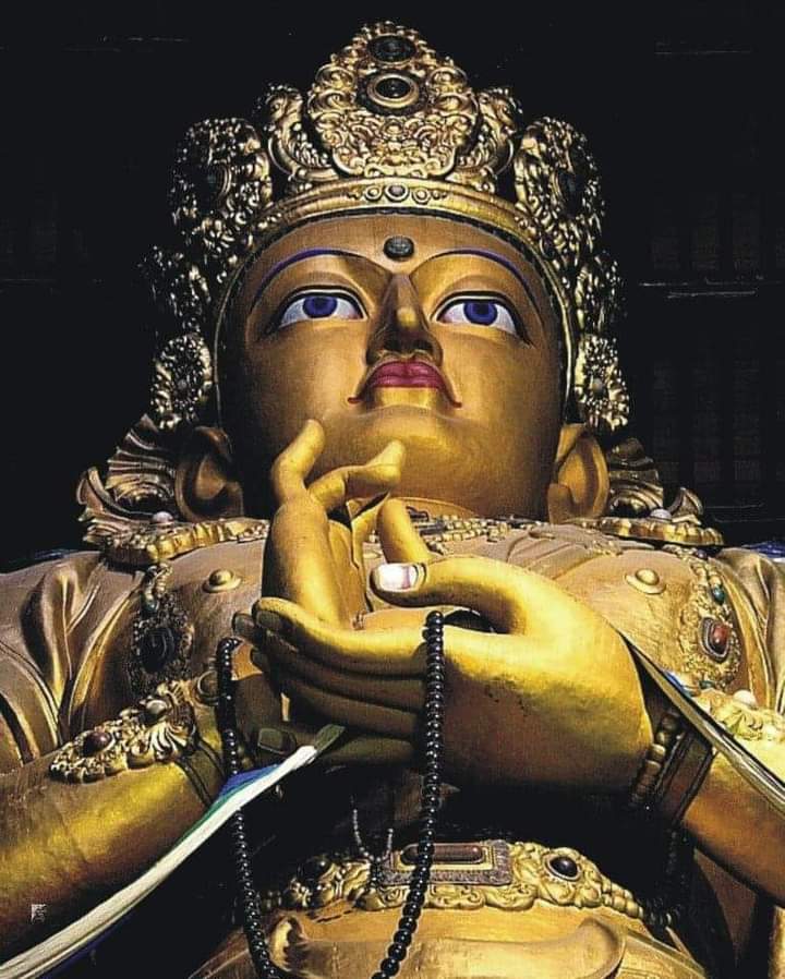 DBenandanti's tweet photo. "El cuerpo es transitorio; es como el borde de un precipicio. 

El aliento es transitorio; es como la nube.

 La mente es transitoria; es como el relámpago. 

La vida es transitoria; es como el rocío sobre la hierba."

~Guru Rimpoche https://t.co/T9ByAe1t3G