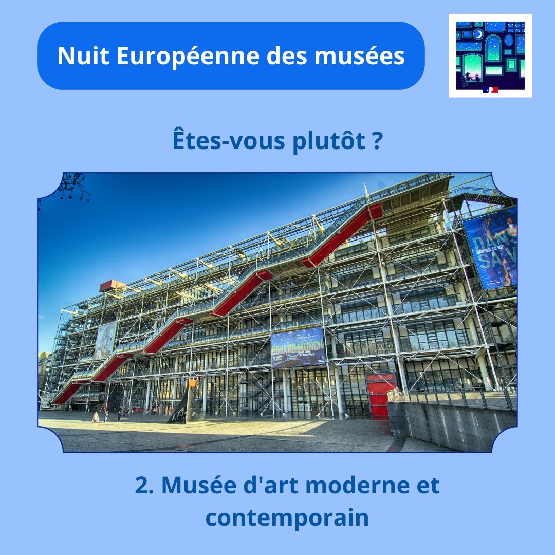 editions_didier's tweet photo. 🌃🖼️A l'occasion de la nuit européenne des musées, quel type de musée allez-vous visiter prochainement ou préférez-vous en général ? 😍
Découvrez de nombreux documents authentiques pour travailler sur ce thème dans la collection Édito 👉 https://t.co/U7ZrldxrO5
#fle #proffle https://t.co/ZH5GuwUqgK