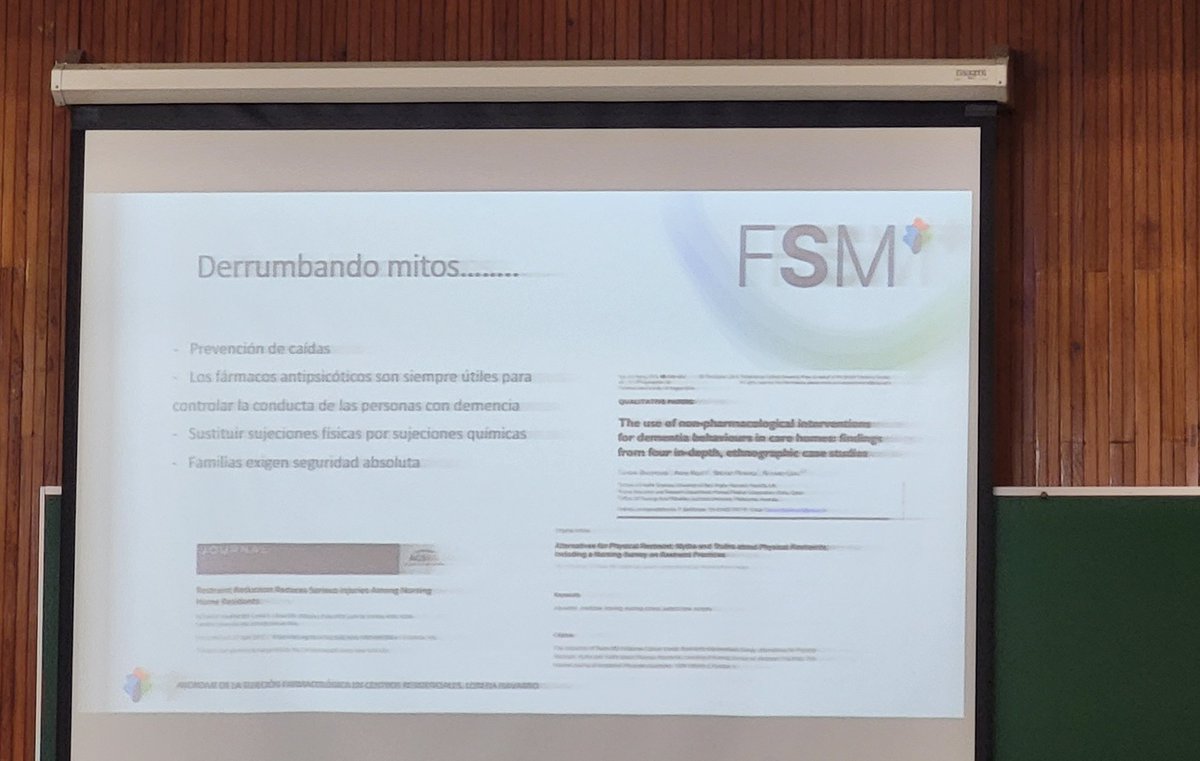 susannaforne's tweet photo. Seguim reflexionant...
Té la persona dependent dret a ser atesa sense contencions? On és el límit de la contenció? Teràpies no farmacològiques actuacions de primera elecció #interresis23 https://t.co/eh1S6nX7bn