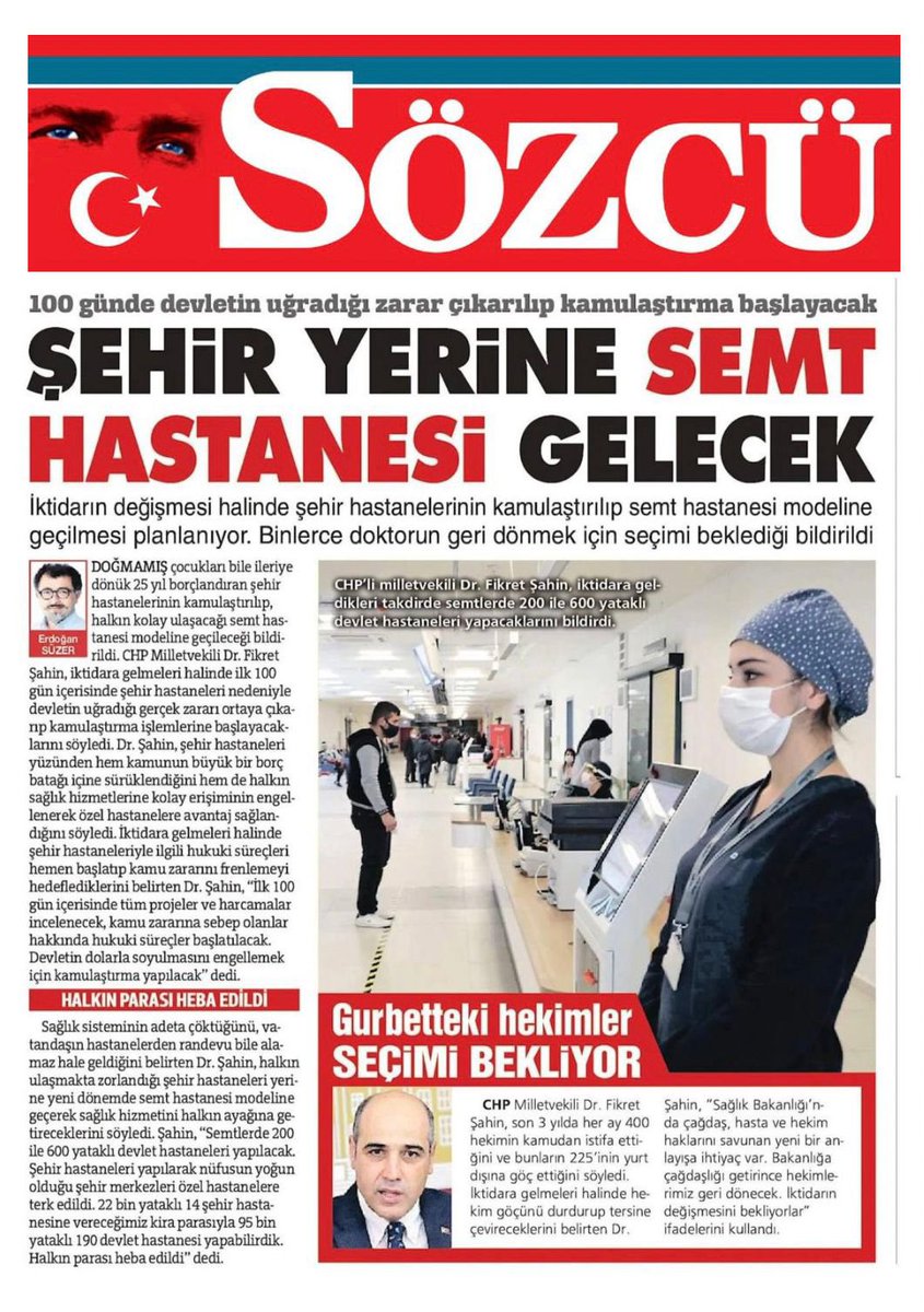 fikretsahin10's tweet photo. #SanaSöz
Vatandaşlarımız hastanelerine,

Yurtdışına giden hekimlerimiz 

ülkelerine kavuşacak 🤗♥️🫶

https://t.co/iiafJRhksG

Herkes için Sağlık
@herkesicinCHP https://t.co/ACoR8D3cZk