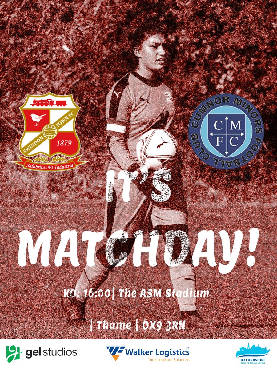 MATCHDAY!!

Anyone else feeling that buzz of a matchday, that feeling of a Cup Final...

Would love to see you all there supporting our U18s, as they take on Cumnor Minors in the Oxfordshire Girls League Cup Final 

🔴⚪👊